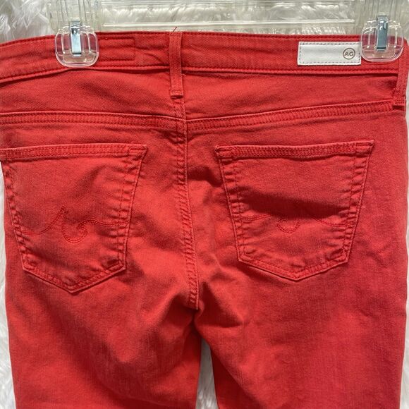 AG Adriano Goldschmied Jeans Women’s 27 The Stevie Ankle Jeans Slim Straight - Picture 4 of 7